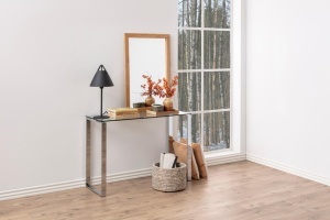 Consola Katrine, Transparent, 76x110x40 cm