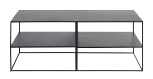 Consola PEBBLE, Negru, 65x50x65 cm - Img 4