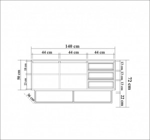 Consola Ruba Walnut-Negru - Img 9