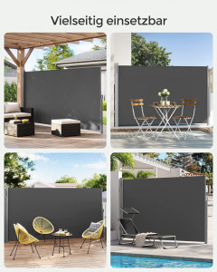 Copertina laterala, Songmics, 180 x 350 cm, Gri - Img 7