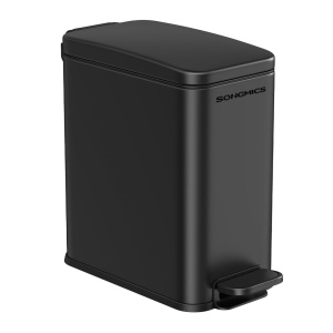 Cos de gunoi Songmics Negru 29x14.5x29.5 cm - Img 2