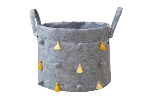 Cos de pasla ALS-03778 Gri 24x20 cm - Img 3
