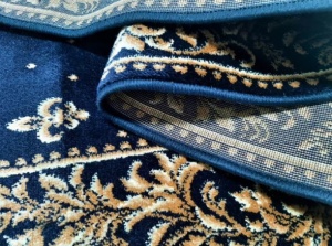 Covor biserica Traversa, Lotos, Albastru, 120x2000 cm, Delta 15033 810 - Img 2