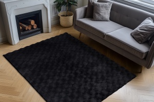 Covor Diamond Cut Antracit 200x290 cm - Img 3
