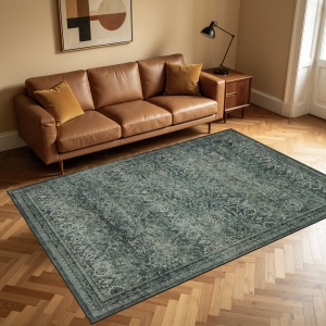 Covor Dreptunghiular INKA V8 Verde 140x200 cm