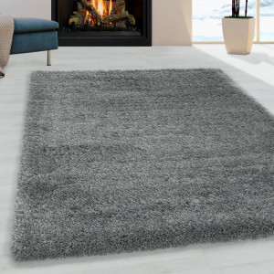 Covor Fluffy Gri Deschis 120x170 - Img 6