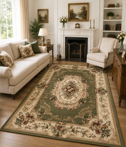 Covor, Lotos, Verde, 80x150 cm, Delta Lotos 1557 310