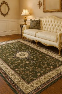 Covor, Lotos, Verde, 80x200 cm, Delta Lotos 523 310