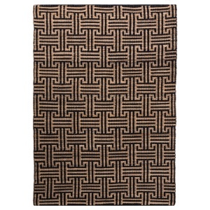 Covor Meander Jute Negru 200x290 cm, Flair Rugs - Img 2