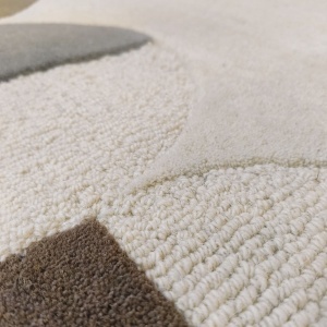Covor Mia Scallop Frame Natural 120x170 cm, Flair Rugs - Img 4