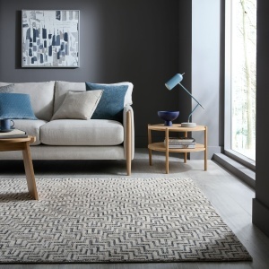 Covor Rhett Circular Knit Gri 200x300 cm, Flair Rugs