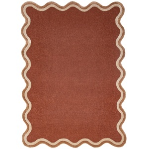 Covor Rivo Wool Teracota 200x290 cm - Img 5