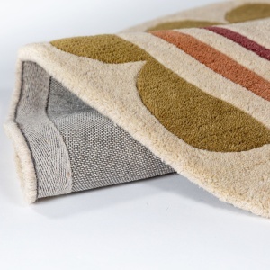 Covor rotund Lois Natural 120x120 cm - Img 4
