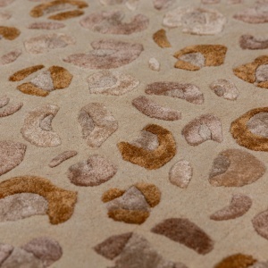 Covor traversa Leopard Print Natural 80x230 cm - Img 2