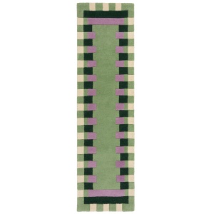 Covor traversa Lois Scallop Kai Wool Roz 60X230 cm, Flair Rugs - Img 2