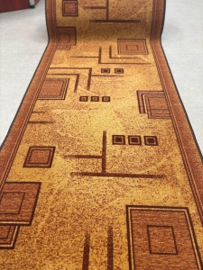Covor Traversa, Print, Maro, 200x600 cm, Delta