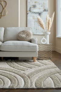 Covor Velvet Carved Natural 120x170 cm, Flair Rugs - Img 4