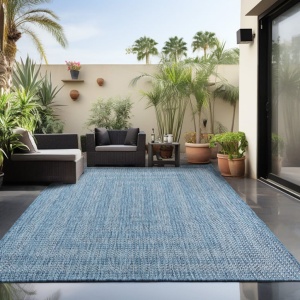 Covor Zagora V1 Albastru 80 x 250cm - Img 1