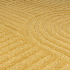 Covor Zen Garden Galben Ochre 160X230 cm, Flair Rugs - Img 4