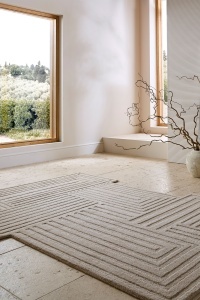 Covor Zen Rectangles Natural 200x290 cm, Flair Rugs