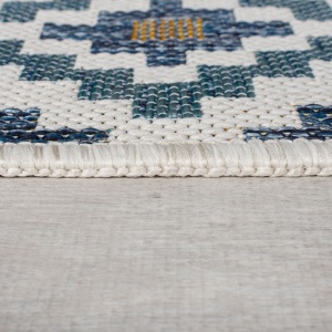 Covor Zia Trellis Outdoor Albastru 200x290 cm, Flair Rugs - Img 3