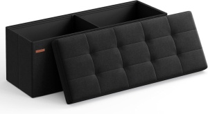 Cufar depozitare Negru Songmics 38 x 110 x 38 cm - Img 5