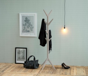 Cuier Ascot, Gri, 178x42x42 cm
