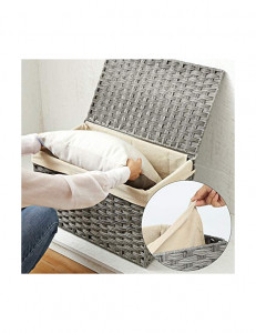 Cutie de depozitare, Songmics, RST56WG, 65 L, 55.5 x 34 x 34 cm - Img 4