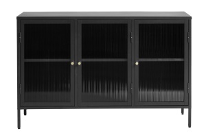Dulap BRONCO, Negru, 40x85x132 cm - Img 3
