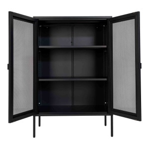 Dulap Cabinet, Negru , 40x80x120 cm
