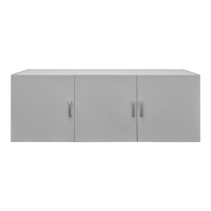 Dulap cu 3 usi, Alvia, Alb, 51x150x60 cm - Img 3