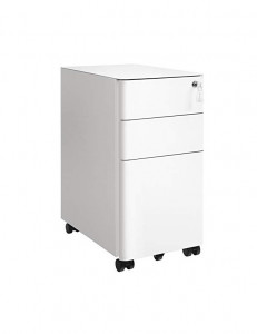 Dulap mobil cu incuietoare, Songmics, Alb, OFC030W01, 30 x 46 x 59 cm - Img 1