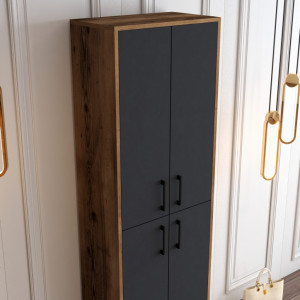 Dulap Pantofi BerlinA Walnut-Antracit - Img 4
