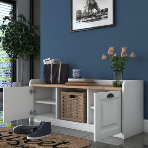Dulap Pantofi P2 - 1808 - Walnut - Img 11