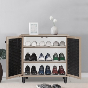 Dulap pantofi Ronan culoare lemn natural 70.5x35x.66cm - Img 2