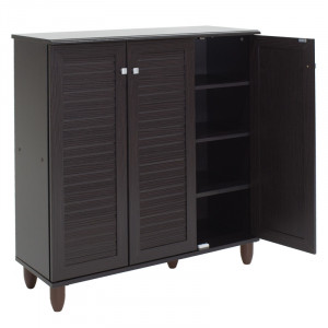 Dulap pantofi SANTΟ 16 perechi wenge 89.5x34.5x91.5cm - Img 3