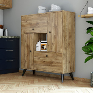 Dulap Pentru Baie Hercules3100 Walnut - Img 1