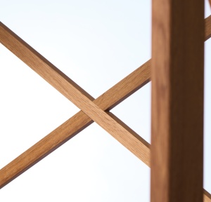 Dulap rafturi X-SHELF, Natural, 30x198x70 cm - Img 3
