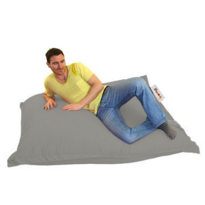 Fotoliu puf de gradina Cushion Pouf Gri 100x100x20 cm - Img 5