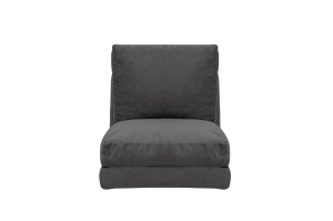 Fotoliu puf saltea extensibil Taida Gri 185x60x26 cm - Img 3