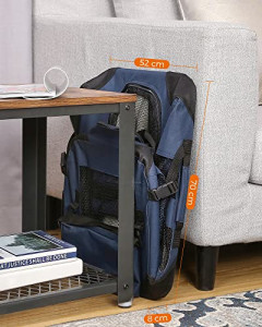 Geanta de transport animale, Feandrea, Albastru-Negru, 70.0x52.0x52.0 cm - Img 7