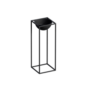 Ghiveci decorativ GED021 Negru 22x60x22 cm - Img 4