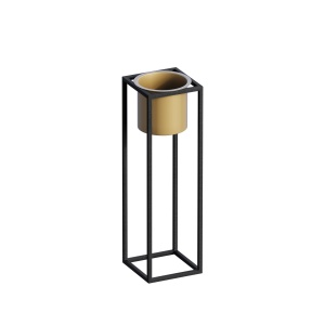 Ghiveci decorativ GED023A Auriu 15x50x15 cm - Img 4