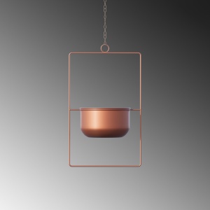 Ghiveci decorativ Parapet Cupru 25x40x17 cm - Img 6