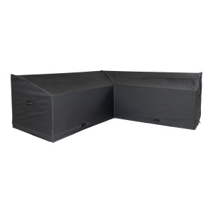 Husa de protectie pentru coltar Luxury, Negru, 252x100x90 cm - Img 3