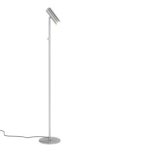 Lampa de podea Paris, Argintiu, 25x25x150 cm - Img 3