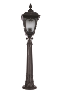 Lampadar de exterior 68181 Negru 100x20 cm