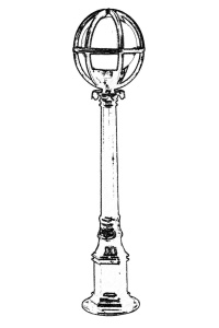Lampadar de exterior M9BOP Alb 90x20 cm - Img 2