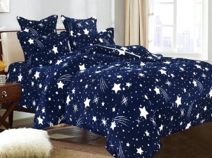 Lenjerie cu elastic 180x200 cm, Comet 6 Piese (Cocolino)