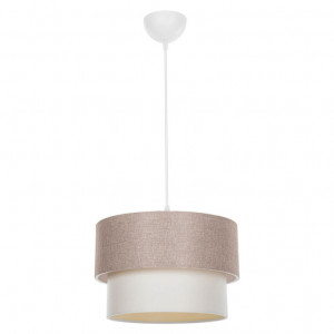 Lustra cu o singura lumina PWL-1194, E27 bej, 30x72 cm